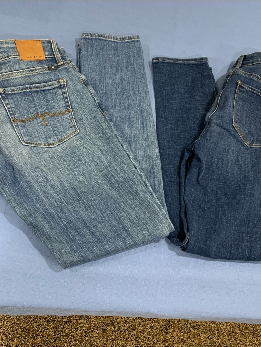 LUCKY BRAND - Women's Lolita & Hayden Skinny Jeans - Dark & Light  Size 4 27